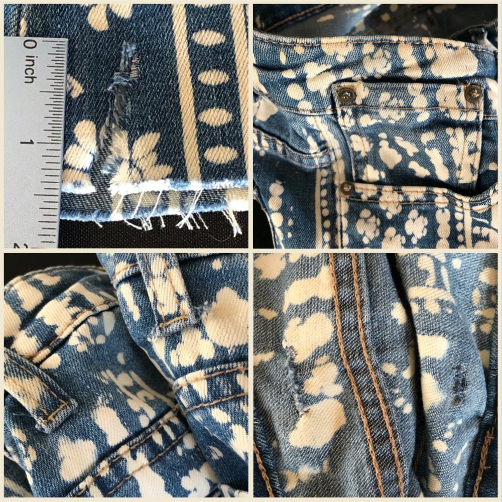 Rare Free People Bali Mantra Flare Jeans Sz 26 - Picture 14 of 16